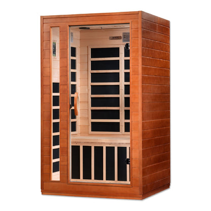 Dynamic Cordoba 2-person Low EMF FAR Infrared Sauna Canadian Hemlock