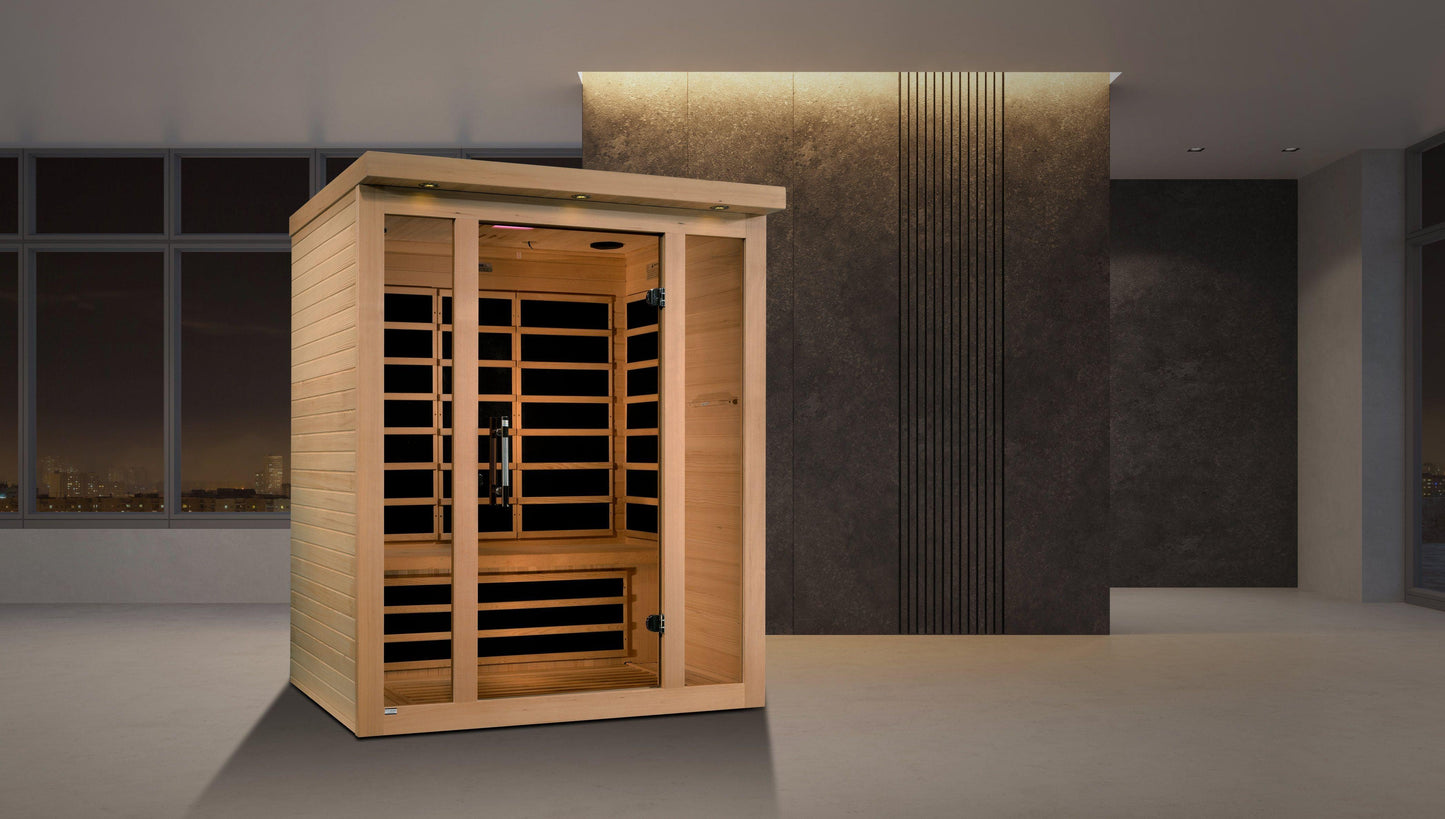 Dynamic Vila 3-person Ultra Low EMF FAR Infrared Sauna