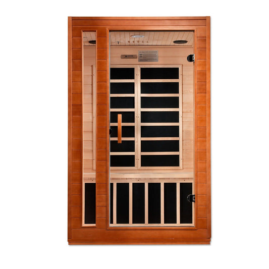 Dynamic Cordoba 2-person Low EMF FAR Infrared Sauna Canadian Hemlock