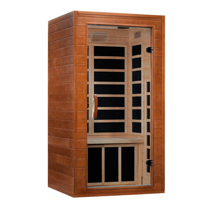 Dynamic Avila Elite 1-2-person Ultra Low EMF FAR Infrared Sauna Canadian Hemlock