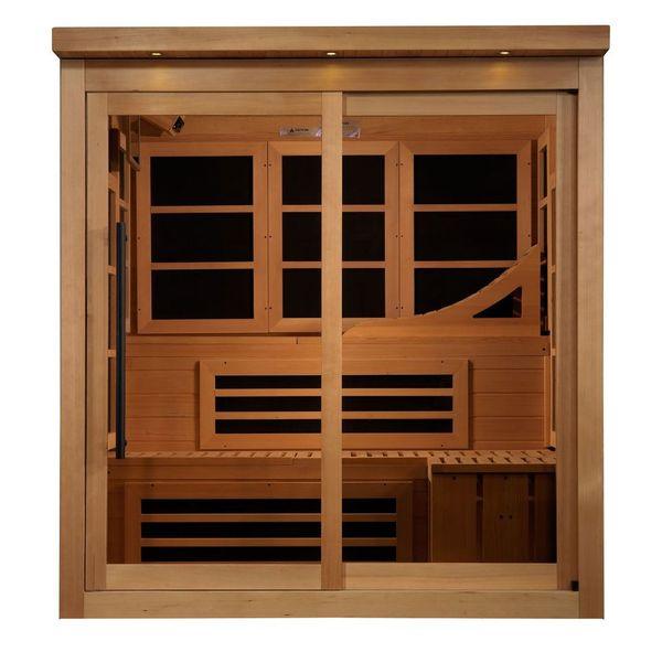 Golden Designs Catalonia 8-person PureTech Near Zero EMF FAR Infrared Sauna