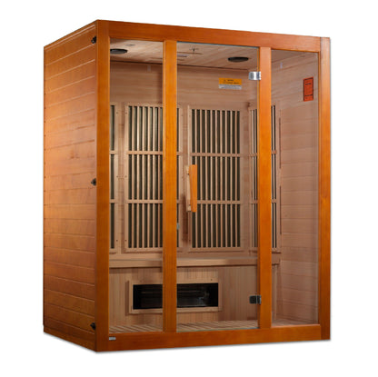 Maxxus 3-Person Corner Low EMF FAR Infrared Sauna