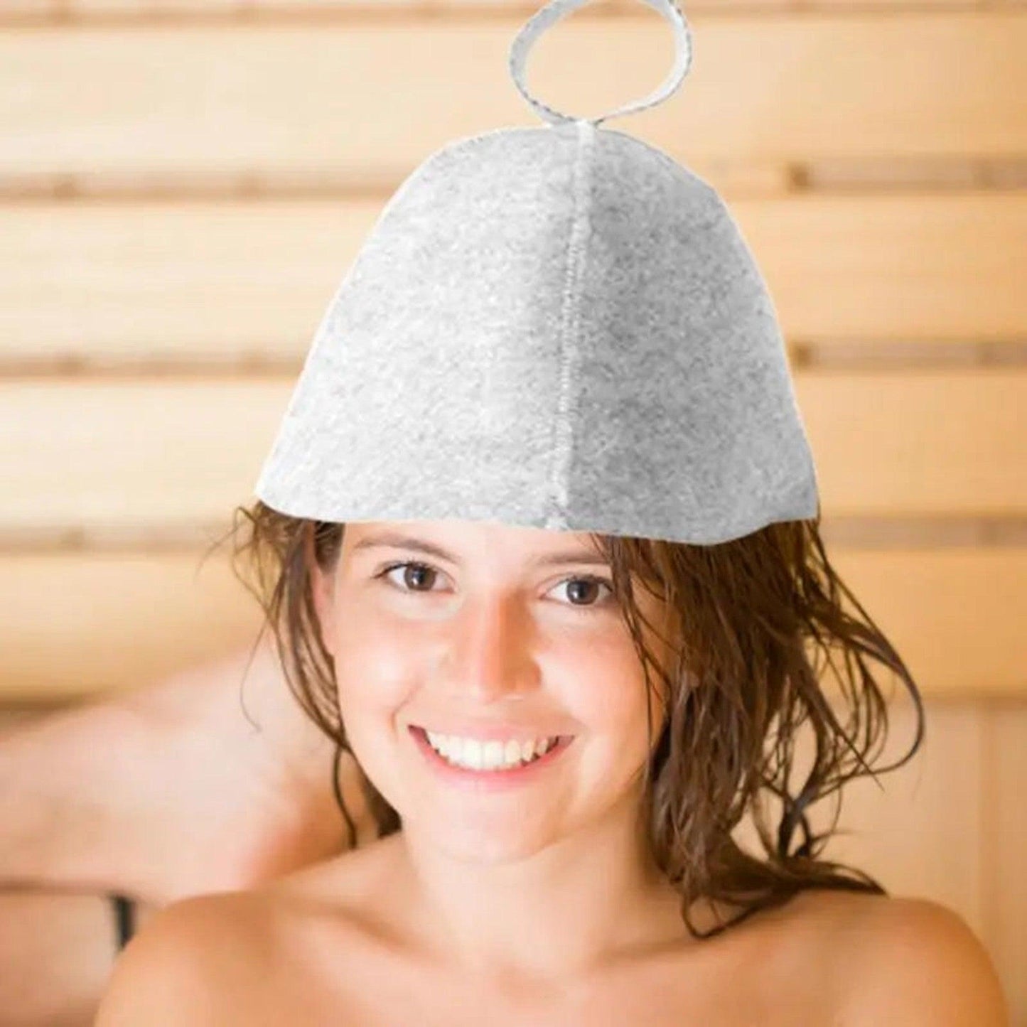 Professional Sauna Hat and Glove Set - Accessories for Men and Women