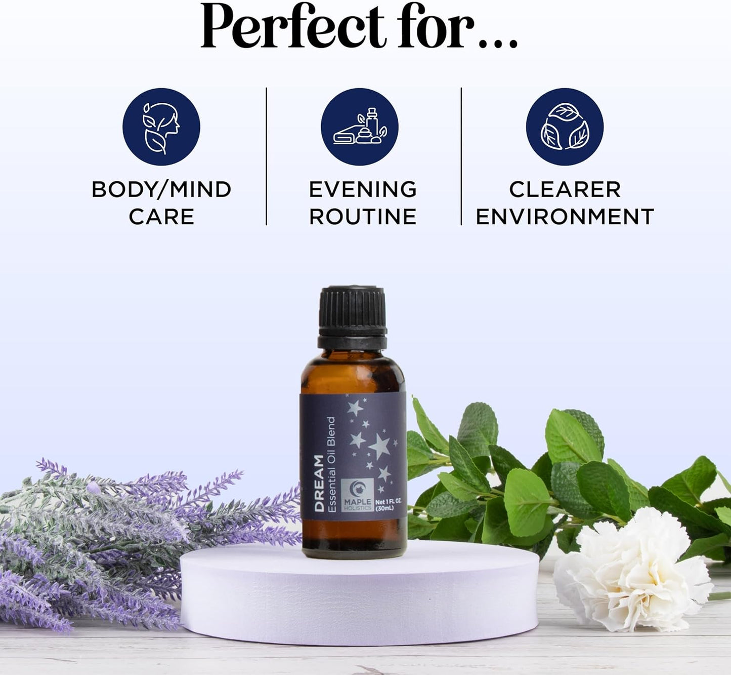 Sleep Essential Oil Blend for Diffuser - Dream Essential Oils for Diffusers Aromatherapy Essential Oils for Sleep Time Support