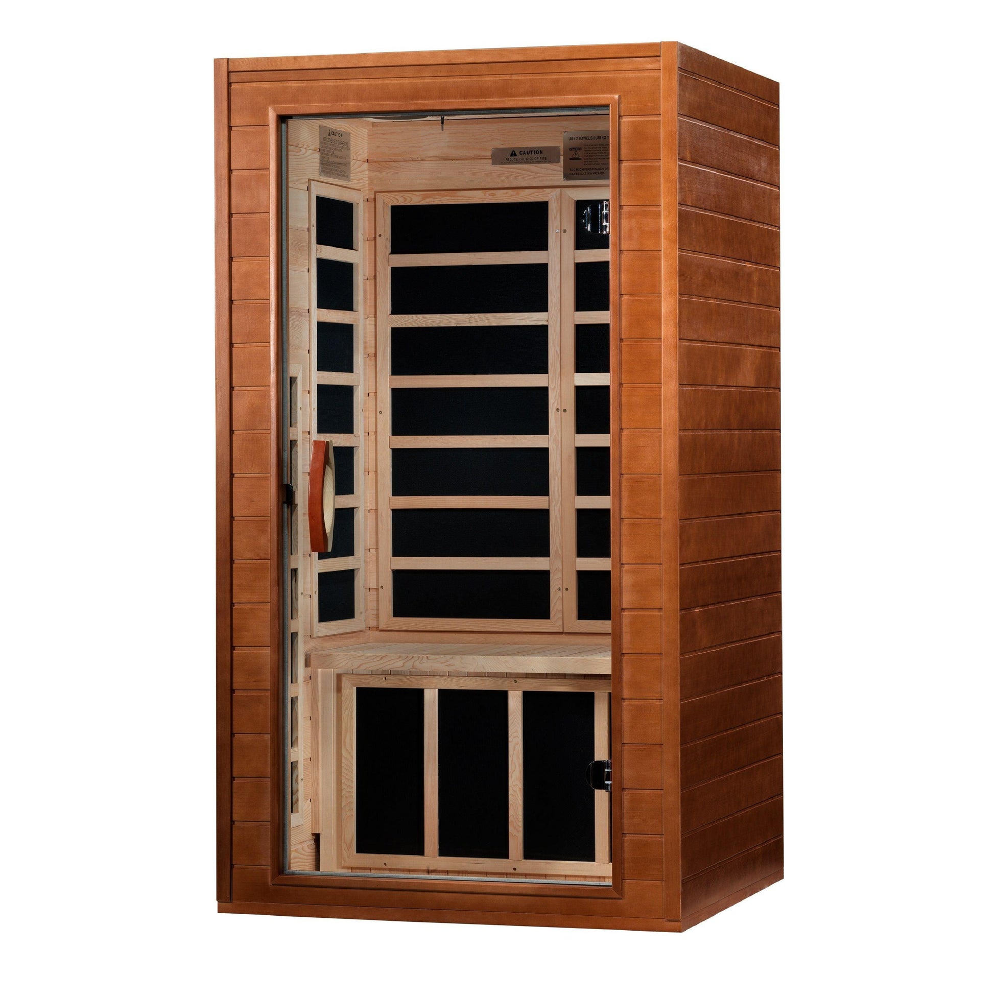 Dynamic Avila 1-2-person Low EMF FAR Infrared Sauna Canadian Hemlock