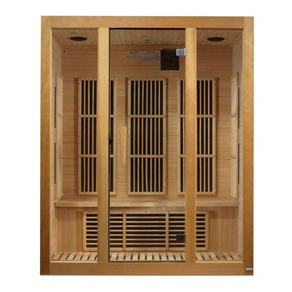 Maxxus Bellevue 3-Person Low EMF FAR Infrared Sauna MX-J306-01