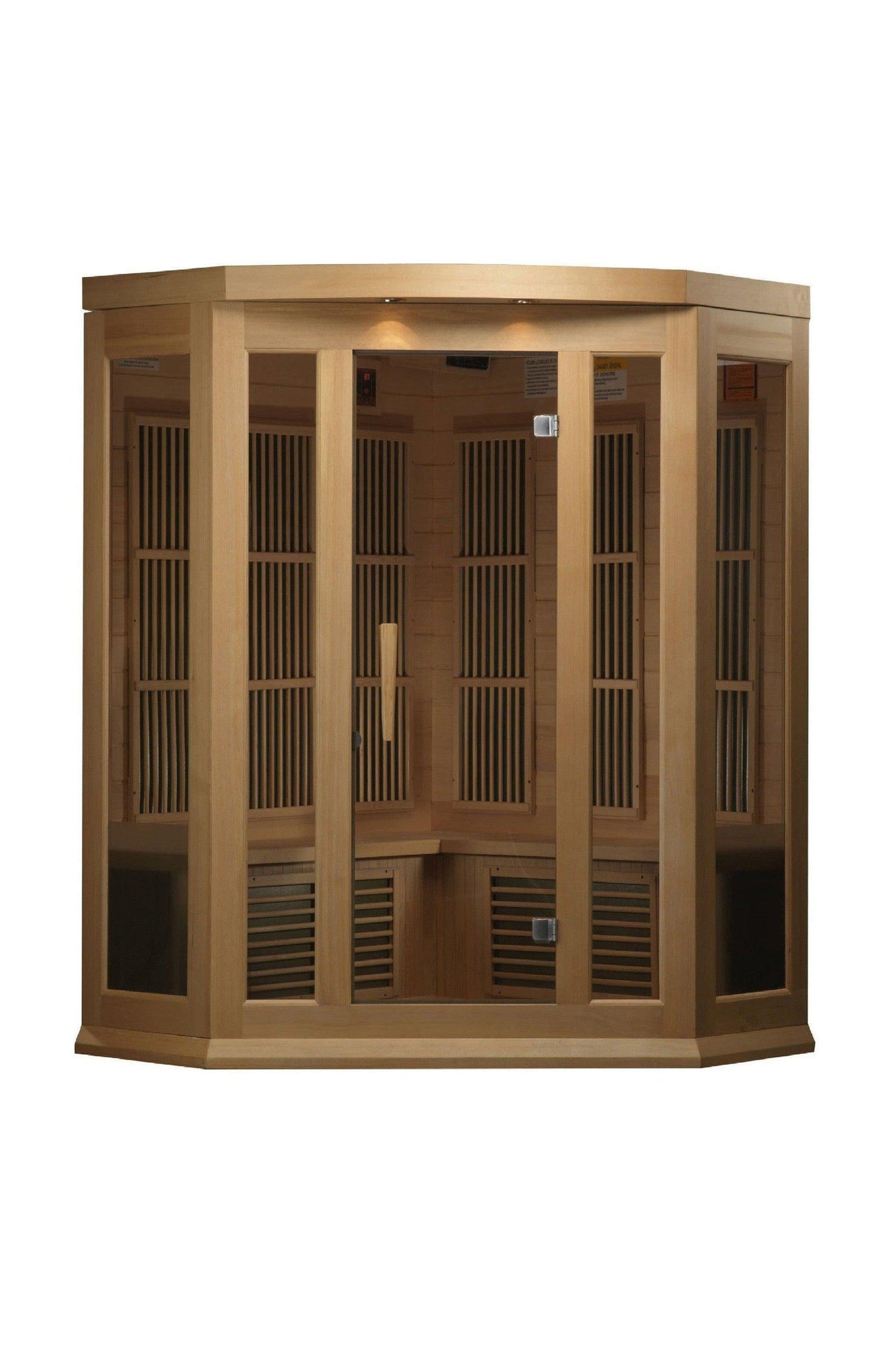 Maxxus 3-Person Corner Low EMF FAR Infrared Sauna