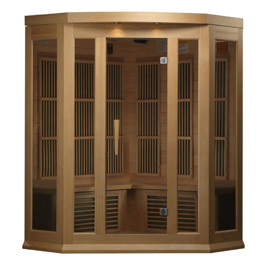 Maxxus 3-Person Corner Low EMF FAR Infrared Sauna