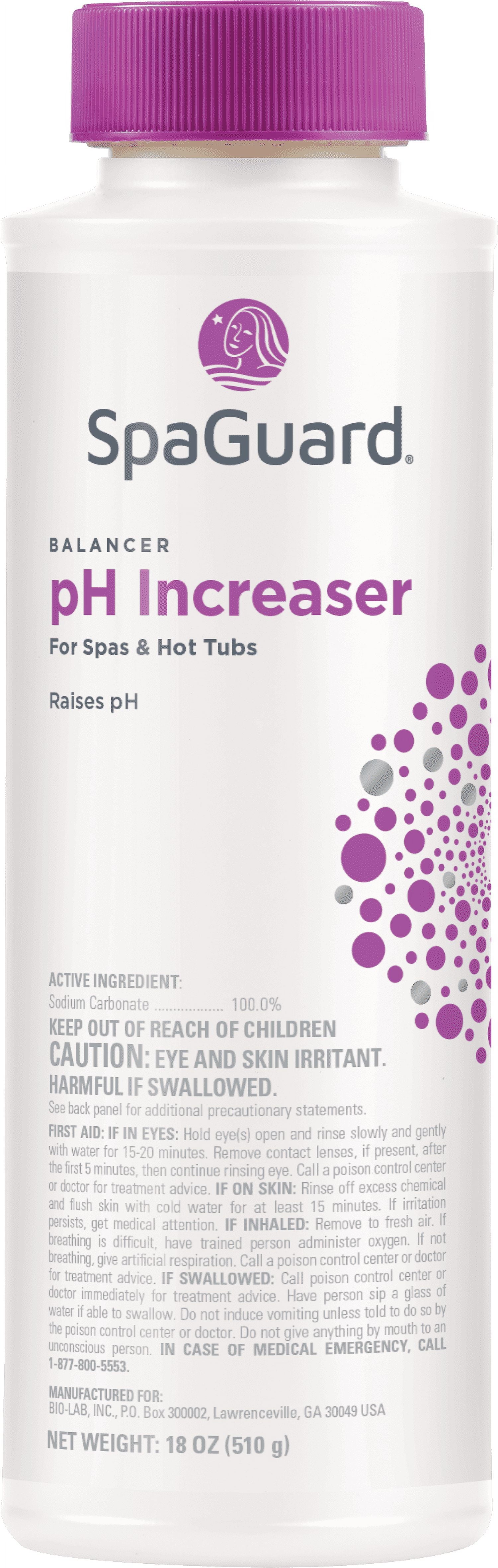 Spa and Hot Tub Chemical Balancer Maintenance Kit - Contains  Total Alkalinity Increaser, Calcium Increaser, Ph Increaser, Ph Decreaser, Scum Absorber