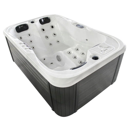 Brotherton 220 Volt 3 Person - Person 29 - Jet Acrylic Rectangle Hot Tub with Ozonator