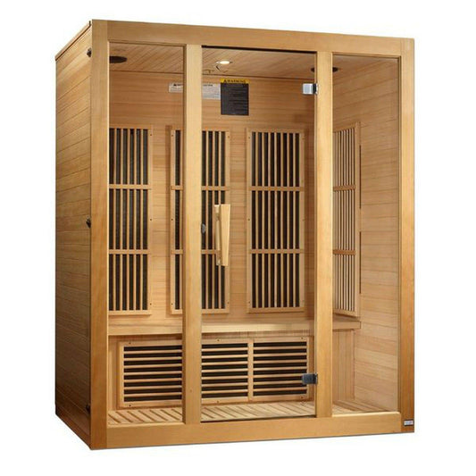 Maxxus Bellevue 3-Person Low EMF FAR Infrared Sauna MX-J306-01