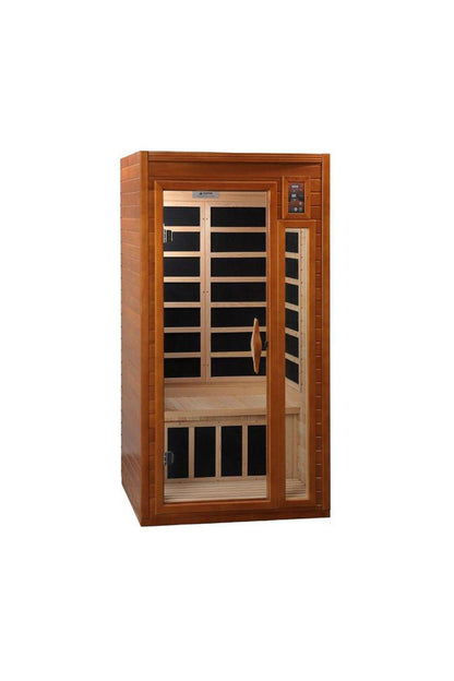 Dynamic Barcelona 1-2-person Low EMF FAR Infrared Sauna Canadian Hemlock