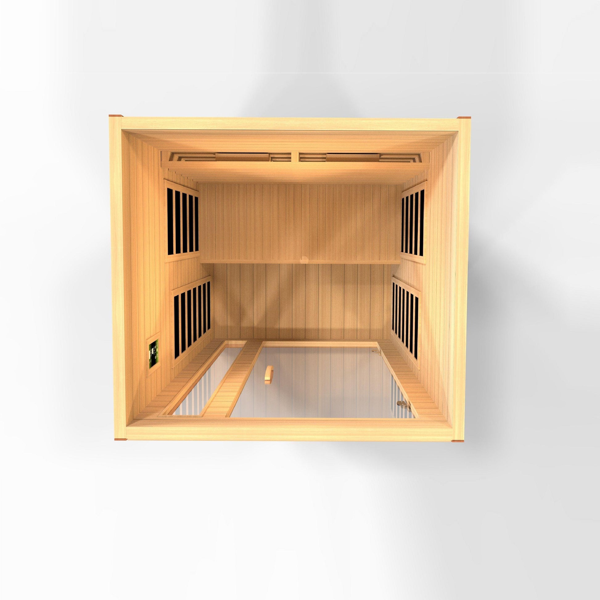 Dynamic Cardoba 2-Person Full Spectrum Near Zero EMF FAR Infrared Sauna Canadian Hemlock