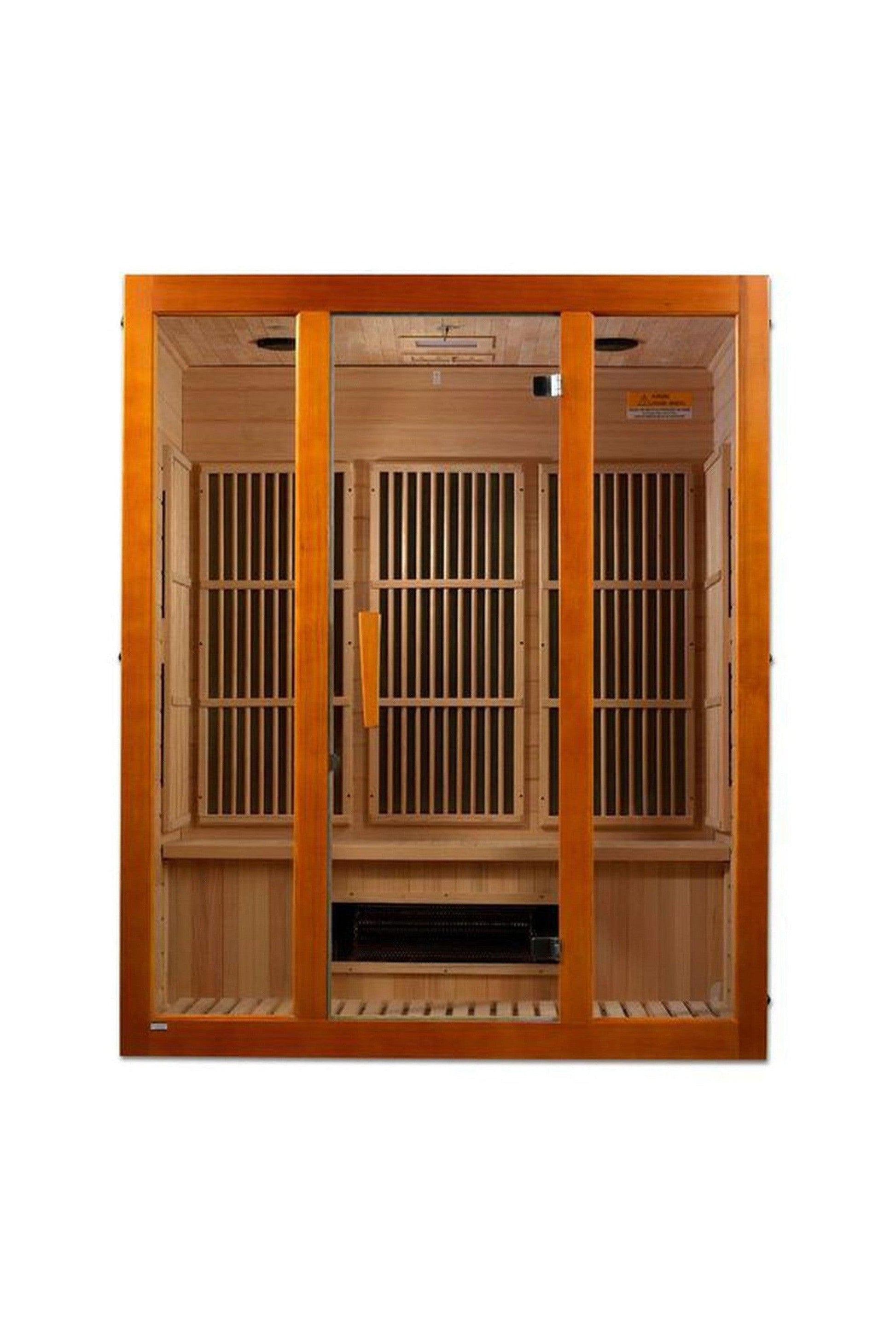 Maxxus 3-Person Corner Low EMF FAR Infrared Sauna