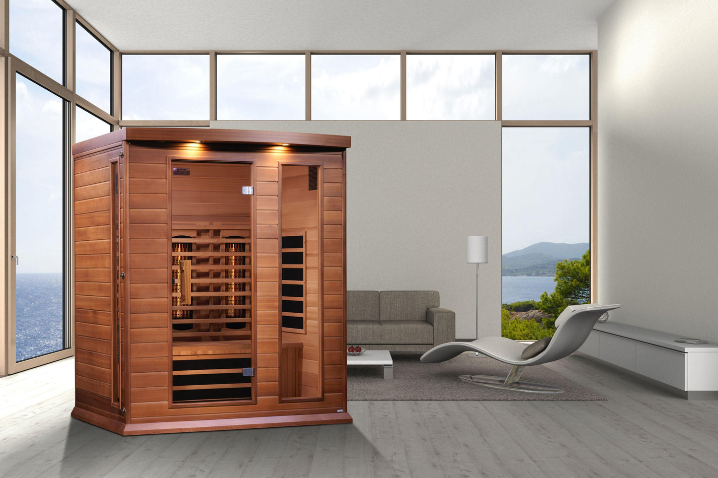 Maxxus 3-Person Full Spectrum Near Zero EMF FAR Infrared Sauna