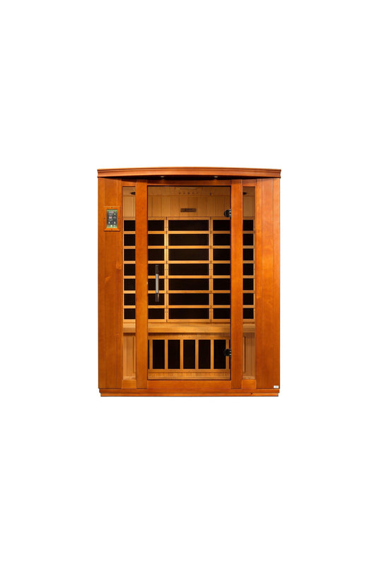 Dynamic Bellagio 3-person Low EMF FAR Infrared Sauna Canadian Hemlock