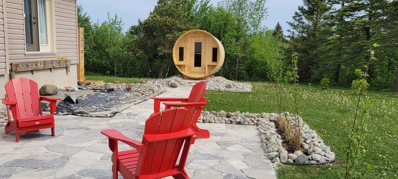 Dundalk Leisure Craft - Canadian Timber Tranquility Barrel Sauna