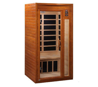 Dynamic Barcelona 1-2-person Low EMF FAR Infrared Sauna Canadian Hemlock