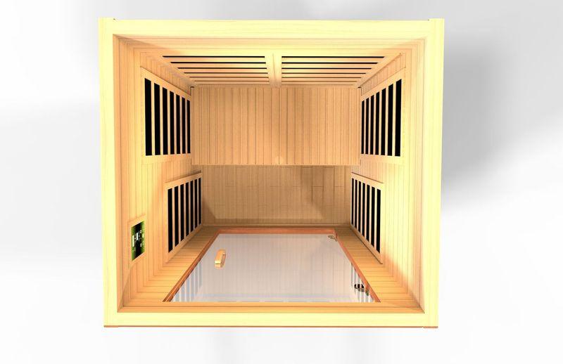 Dynamic Avila 1-2-person Low EMF FAR Infrared Sauna Canadian Hemlock