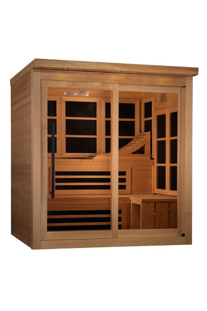 Golden Designs Catalonia 8-person PureTech Near Zero EMF FAR Infrared Sauna