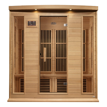 Maxxus 4-Person Corner Near Zero EMF FAR Infrared Sauna