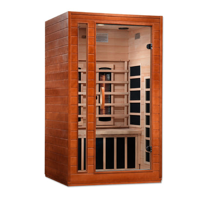 Dynamic Cardoba 2-Person Full Spectrum Near Zero EMF FAR Infrared Sauna Canadian Hemlock