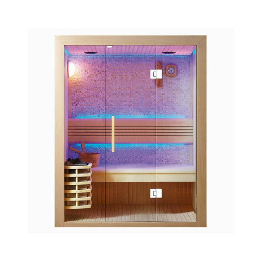 SunRay Saunas Westlake 3 Person Indoor Traditional Sauna